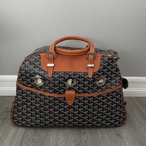 REAL Goyard Pet Carrier